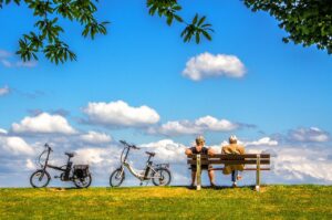 bicicletta per la salute degli adulti