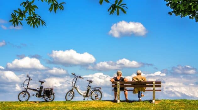 bicicletta per la salute degli adulti